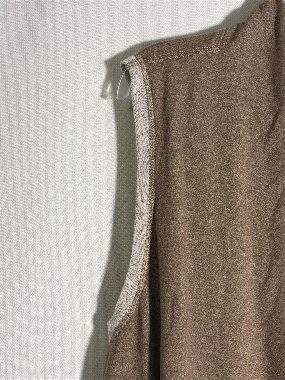 Ruby Rd Women’s Large Draped Open-front Cardigan Vest Brown - Picture 3 of 7